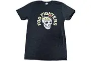 Foo Fighters Unisex Adult Skull Cocktail T-Shirt (Black) (XXL)