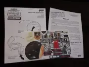 Star Wars - Micro Machines Death Star Double Takes - Unused Sticker Sheet Instru