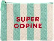 DLP - Peace Super Girlfriend Pencil Case Green Cosmetic Bag, Green, Cosmetic Bag