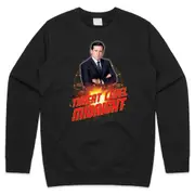 Threat Level Midnight Jumper Sweater Sweatshirt Michael Scott US Office TV Show Funny CrewneckHoodie sweatshirt