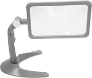 Handheld LED Magnifying Glass with Light Portable Desktop Magnifier for Reading Books Magnification for Crafting and Drawing Lightweight and Construction