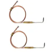 2023 Elbow 670mm Gas Stove Thermocouple Heater Part Universal Fireplace Replacement Kit Digital Temp