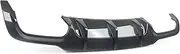 W204 AMG Rear Bumper Diffuser Lip, Suitable，Compatible with Mercedes Benz C-Class W204 C204 Carbon Fiber Exterior C63 Two Door Coupe Rear Splitter Protective Cover
