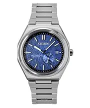 Citizen Zenshin Super Titanium Blue Dial 21 Jewels Automatic NJ0180-80L 100M Men's Watch
