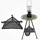 Picnic Under Table Storage Bag Triangular Mesh Bag for Outdoor Backpacking