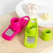 Garlic Press and Cutter Set 2PCS Mini Kitchen Tool with Removable Cover