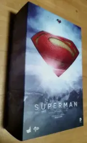 Hot Toys MMS200 Man of Steel Superman Henry Cavill 12 inch Action Figure❤️NEW❤️