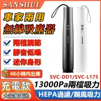 在飛比找蝦皮購物優惠-【SANSUI山水】吸塵器 吸塵小鋼炮 小吸塵器 無線吸塵器