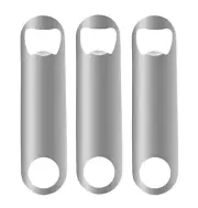 TRONWIRE Set Of 3 Stainless Steel Flat Speed Bartender Bottle Openers