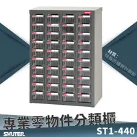 在飛比找蝦皮購物優惠-【樹德零件櫃】ST1-440 40格抽屜 耐重300kg 樹