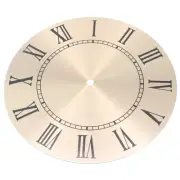 95 Inch Aluminium Wall Clock Dial Replacement Roman Numerals & Gold Background