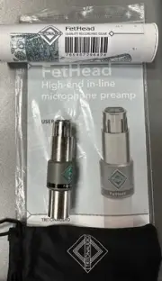 TRITON AUDIO FetHead In-Line Microphone Preamp w/ XLR-XLR Cable