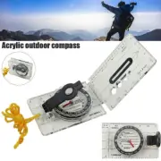 Orienteering Baseplate Pocket Compass Hiking Camping Maps Tactical Lensatic Army