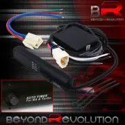For Universal LED Digital Display Turbo Timer NA / Turbocharger Unit Auto Black (for: Saab)