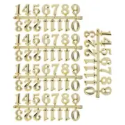 DIY Clock Numerals Kit - 5 Set Digital Clock Numbers Hands Golden