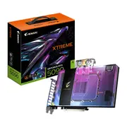 Gigabyte AORUS GeForce RTX 5090 XTREME WATERFORCE WB 32G, 2655 MHz, CUDA 21760, 28 Gbps, GDDR7, 512 bit, PSU 1000W, DisplayPort 2.1b *3 HDMI 2.1b *1 GV-N5090AORUSX WB-32GD