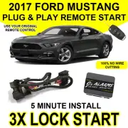 Js Alarms Remote Start Plug & Play Car Starter 3X Lock For 2017 Ford Mustang FO2