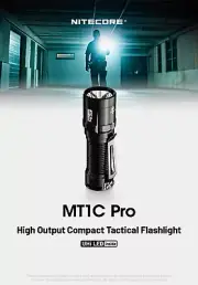 Nitecore MT1C Pro 1000 Lumen Rechargeable EDC Work Lights Flashlight Torches
