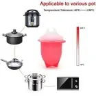Microwave Egg Cooker Without the Shell, Egg Poachers(6 pack Cups)