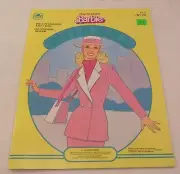 ORIGINAL Day-to-Night Barbie Paper Doll Uncut Golden 1985 Vintage