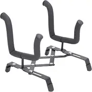 Ukulele Violin Stand, Floor Foldable Violin Stand Metal and Sponge H Shape Portable Retractable Ukulele Stand