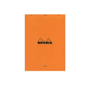 RHODIA Stapled Pad/ A4/ Orange/ Lined+Margin eslite誠品