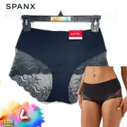 NWT Spanx Women's L Undietectable Lace Hi-Hipster Brief SP0515 Black $24