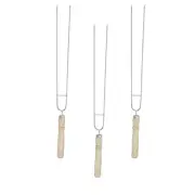 3 Pcs Barbecue Tool Set Reusable Grilling Skewers Meat Skewers Barbecue Skewers