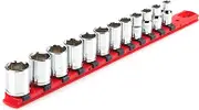 TEKTON 3/8 Inch Drive 6-Point Socket Set, 12-Piece (8-19 mm) | SHD91102