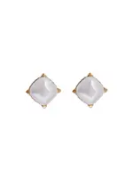 Kate Spade New York Little Luxuries Gold-plated Stud Earrings - Pearl ONE SIZE