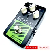 EBS OctaBass BlueLabel Bass Effects Pedal Octaver Triple Mode Octave Divider F/S