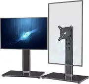 2 Pack Single LCD Computer Monitor Free-Standing Desk Stand Riser for 13 Inch to