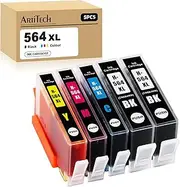 Artitech 564XL Ink Cartridges Compatible for HP 564XL Ink cartridges Replacement for HP 5520 6520 7520 5510 6510 7510 7525 Officejet 4610 4620 (2BK, 1C, 1M, 1Y)