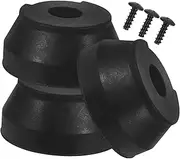 Enhanced Stability Cane Tips Anti-slip Pad Set 3pcs for Tripod Sticks for Seniors