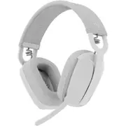 Logitech Zone Vibe 100 Wireless Over-the-ear Stereo Headset - Off White - Binaural - Ear-cup - 3000 cm - Bluetooth