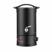 8L Candle Wax Heater Black With Tap Soy Wax Melter Candle Making Electric