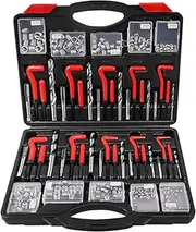 Daseeme Damaged Nut Thread Quick Repairing Tool Set Car Screw Tap Repairing Tools Kit Tapper Tap and Reamer Repairing Tool Auto Maintenance Accessory