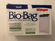 Tetra Whisper Bio-Bag Disposable Filter Cartridges, Medium, 12-Count