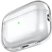 USTIYA Case for Apple AirPods Pro 2 2022 Cover, Airpods Pro 2rd Gen Case Clear Shock-Absorption Transparent TPU(Transparent F)