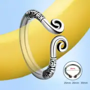 New Stainless Steel Curved Cock Penis Ring Scrotum Penis Restraint Stretch Ring