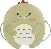 JUMPLAWN Lovely Dinosaur Pattern Pu Leather Bag Material 1 Set DIY Knitting Kit
