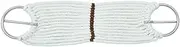 Mustang Pony Cinch with Ring and Tongue, White 22in