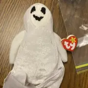 Ty Beanie Baby Sheets The Ghost Heart Tag Oct 31st 1999 Tush Tag 1999 Halloween