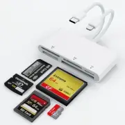 Multi Card Reader for SD, CF, XD, Micro SD, MS Cards, 5 in 2 Multi Memory Car...