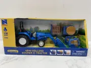 New Holland Boomer 55 Tractor with Interchangable Accessories New-Ray Toys