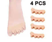 4 pcs Toe Separators for Overlapping Toes and Restore Crooked Toes