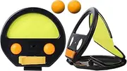 Racket Pocket Catch Game, Throw Catch Ball Set, Kids Sports Ball Game, No Table Required, Easy Setup, with 4 Balls, 21.5cm for Garden Entertainment Activity