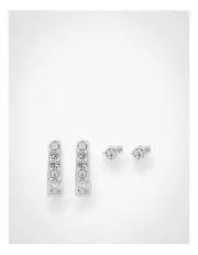 [Witchery] Chloe Earrings Set in Silver