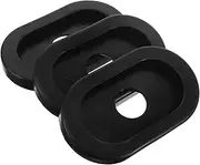 BELLIFFY 3pcs Vibration Gym Equipment Mats Shock Absorbing Floor Protector Pads for Treadmills Fitness Equipment Nonslip Noise Reducing Durable Easy to Clean for Home Gym Use
