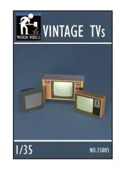WEIRDO MODELS 1/35 Vintage TVs #No.35005